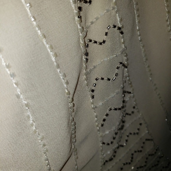 Bebe Beaded Chiffon Dress - Picture 4 of 7